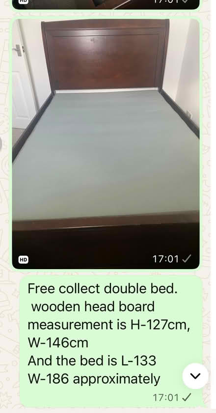 Photo of free Wooden bed (Basingstoke RG21) #1