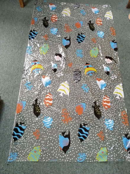 Photo of free Shower curtain material, colourful fish decoration (Digbeth B5) #1