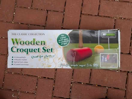 Photo of free Wooden Croquet Set (Medbourne MK5) #1