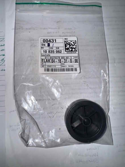 Photo of free Miele spare hoover wheel (SE11) #1