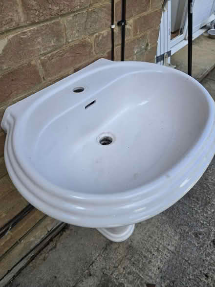 Photo of free Bathroom ceramic sink & toilet (Melksham SN12) #4