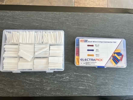 Photo of free Heat shrinks and crimp kit (Tetbury GL8) #1