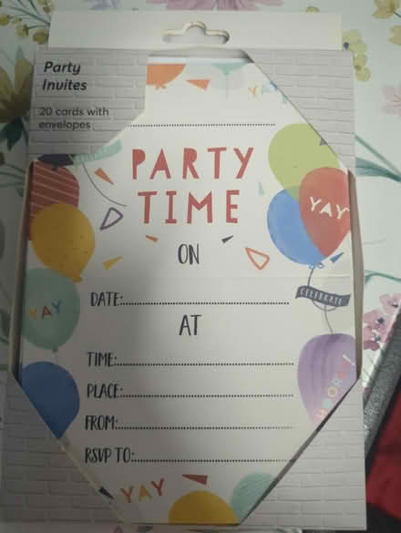 Photo of free 20 party invites (TN10 Tonbridge) #1