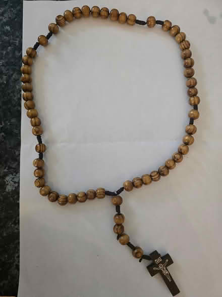Photo of free Wooden rosary beads (IG6 3s) #1