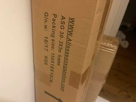 Photo of free Beige Gazebo 3x3meters (Wood Green N22) #1