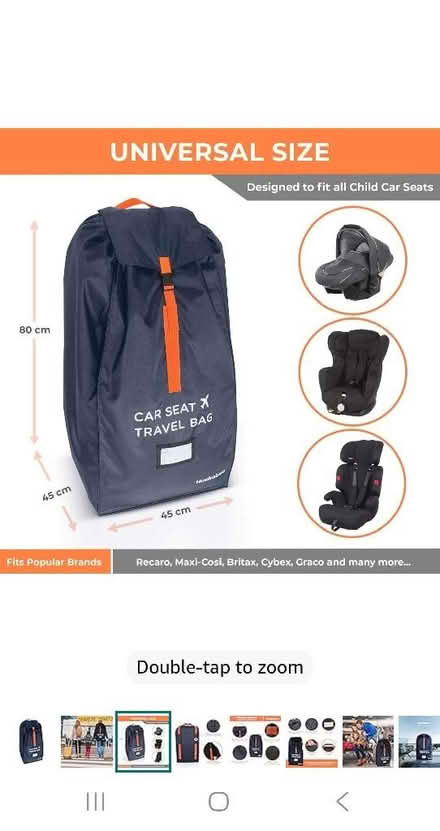 Photo of Car seat check in bag (Kendal LA9) #1