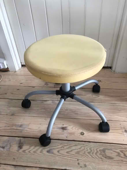 Photo of free Adjustable upholstered stool (Hadlow TN11) #1