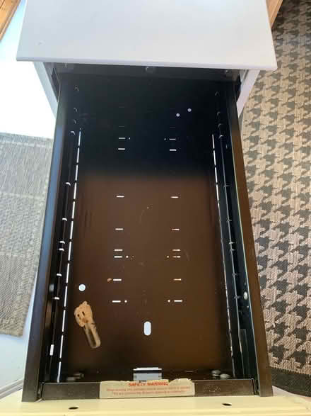 Photo of free Metal lockable pedestal (Southville, Cwmbran) #3