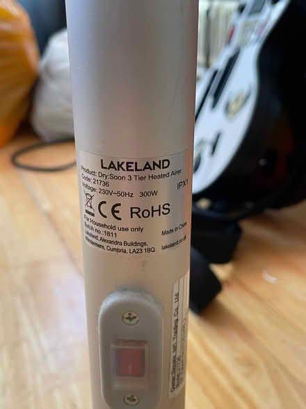 Photo of free Lakeland DrySoon 3-tier drying rack (South Hampstead, NW6) #2