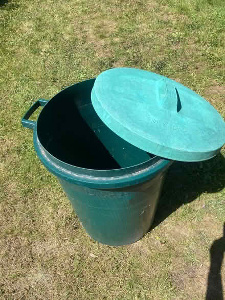 Photo of free Plastic dustbin with lid (East Twerton) #1