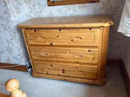 Photo of free Pine bedroom furniture (Burbage LE10) #3