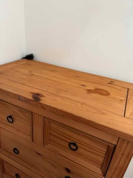 Photo of free Tall wooden drawer chest (Westoning , MK45 5FA) #2
