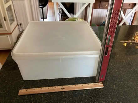 Photo of free Large Tupperware Box (Woburn) #1
