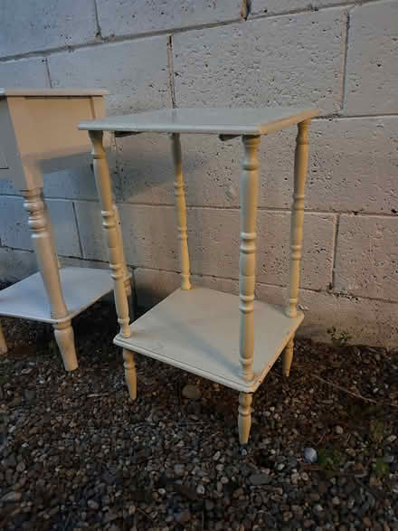 Photo of free Two bedside tables / plant stands (Killiney) #1
