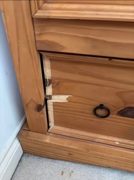 Photo of free Tall wooden drawer chest (Westoning , MK45 5FA) #4
