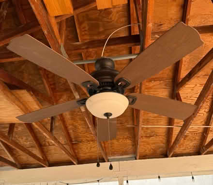 Photo of free Ceiling fan used on patio (San Jose/ Santa Clara border) #1
