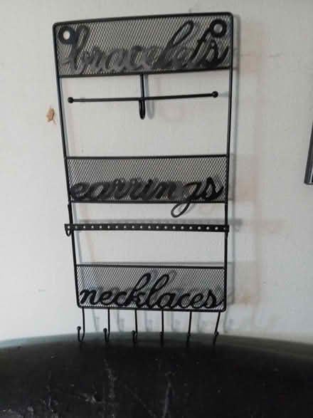 Photo of free Black metal jewelry holder (Brooklyn) #1