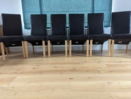 Photo of free Six dining chairs (Linton CB21) #1