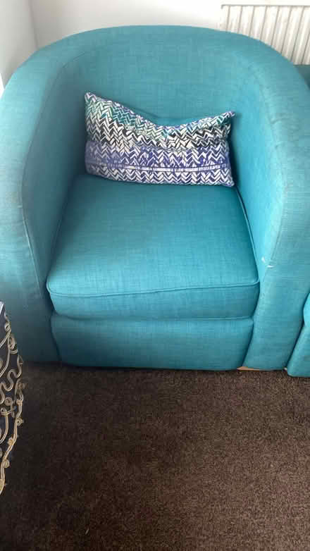 Photo of free 3 Seater Sofa 1 Arm Chair 1 Tub (Salford M6 8LT) #3