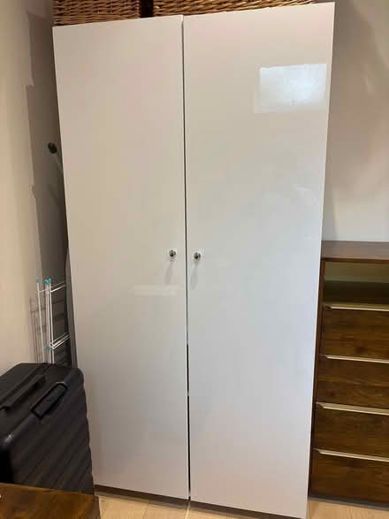 Photo of free White IKEA wardrobe (SW6) #1