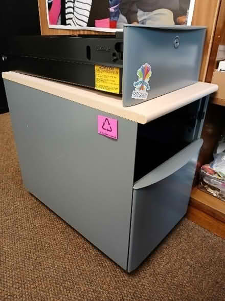 Photo of free Two drawer filing cabinet (Russel Rd. business center) #1