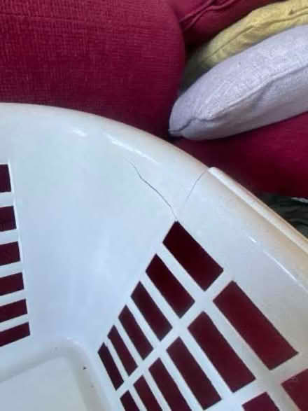 Photo of free White plastic washing basket (Surbiton KT6) #3