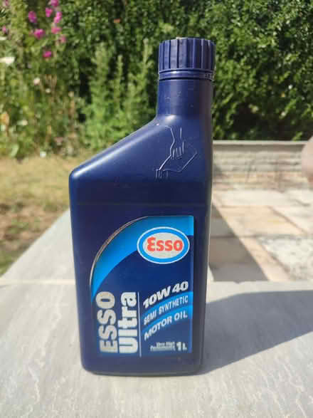 Photo of free Esso Ultra motor oil 1 litre bottle 10W 40 (Loughborough LE11) #1