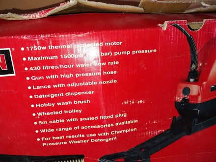 Photo of free Pressure Washer (Buxton Central SK17) #2