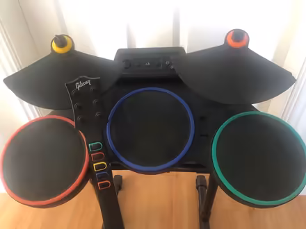 Photo of free PS Guitar hero drums and guitar (Heatherton) #2