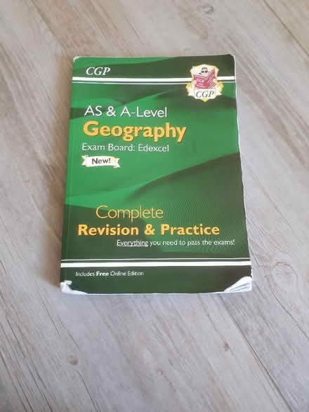 Photo of free AS & A LEVEL GEOGRAPHY revision guide (Great Baddow CM2) #1