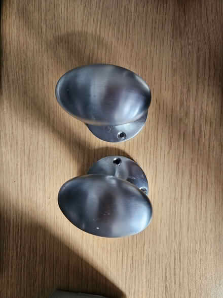 Photo of free Door knobs brushed silver x 9 (Redditch B97) #3