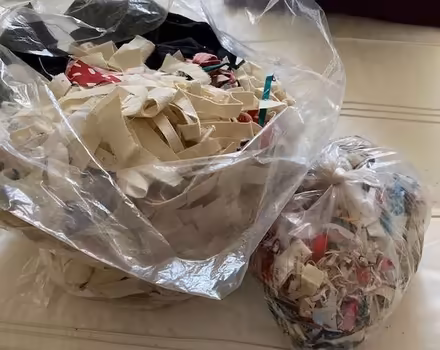 Photo of free Small pieces of fabric scraps (Broughton MK10) #1