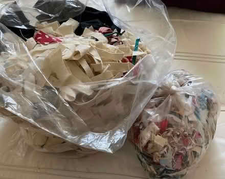 Photo of free Small pieces of fabric scraps (Broughton MK10) #1
