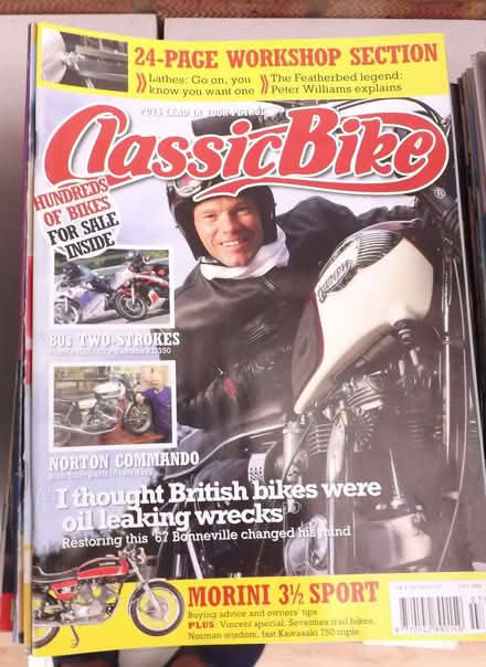 Photo of free classic motorcycle magazines various, earliest 1980 (Overstrand NR27) #1