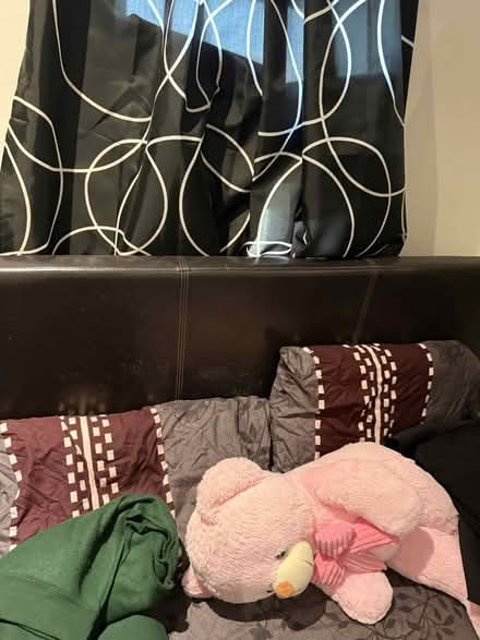 Photo of free Leather Double bed (Bradford BD1) #1