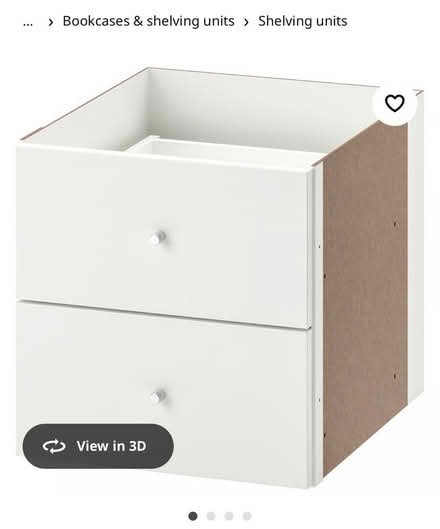 Photo of free IKEA shiny 2 drawer kallax insert (Brixton) #2