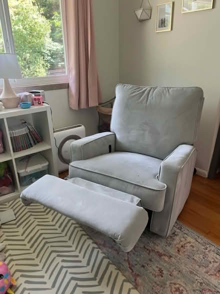Photo of free Grey rocking chair / recliner (Carkeek) #2