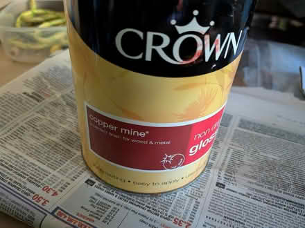 Photo of free Crown red gloss paint (Cannon Park CV4) #1