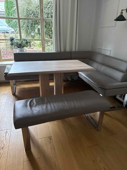 Photo of free Corner dining table and bench (Sk104be) #1