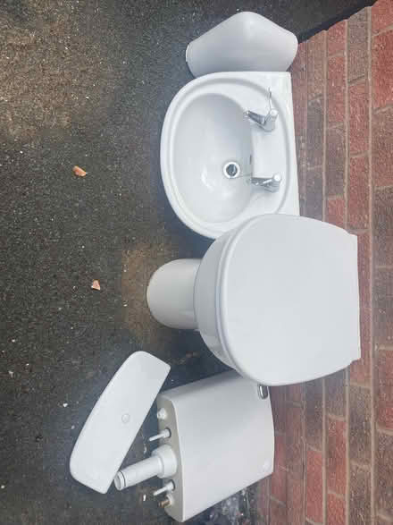 Photo of free Bathroom sink and toilet. (Penrith CA11) #2