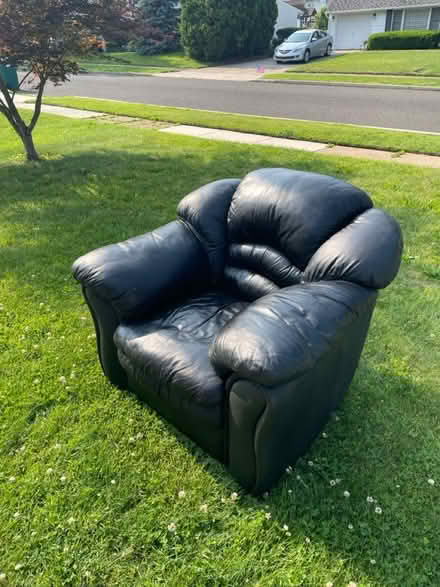 Photo of free Leather Armchair (Levittown) #2