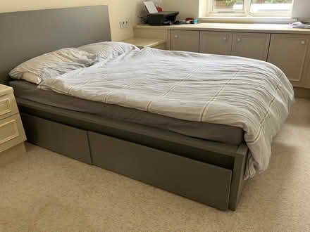 Photo of free IKEA double bed with storage (Dublin 4) #2