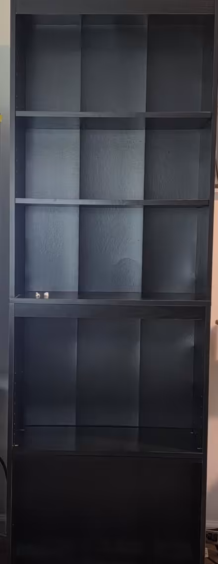 Photo of free 2 black book cases (Belle mead nj off route 206) #1