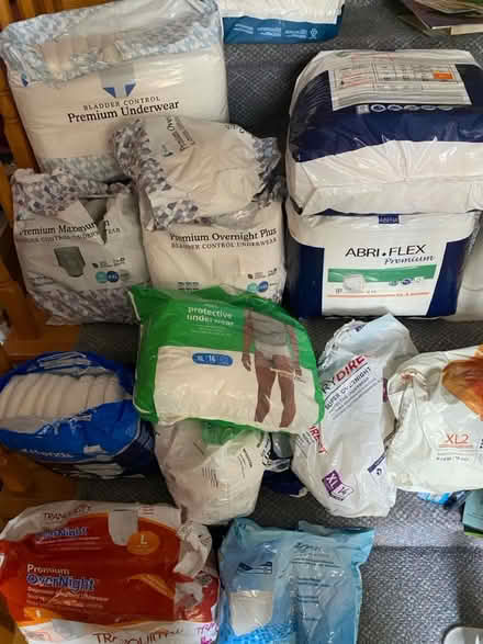 Photo of free Opened bags of adult diapers (Rockville Centre) #1