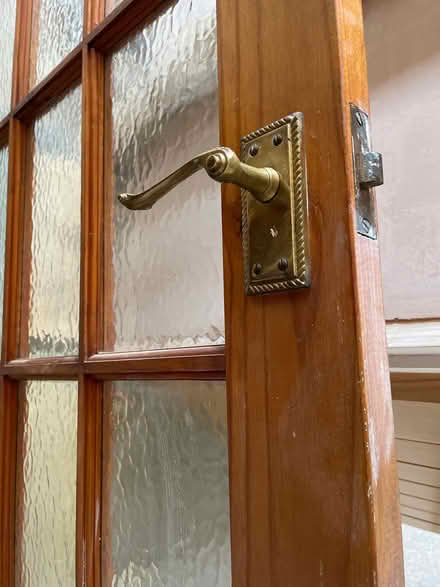 Photo of free Glass panel solid wood door (Broadwindsor DT83) #3