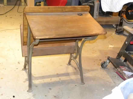 Photo of free 1950's Elementary School Desk (Troy) #3