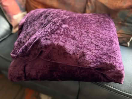 Photo of free Purple velvet throw, bed spread (Spondon DE21) #4