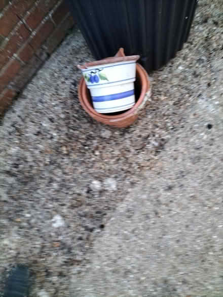 Photo of free 3 Various Damaged Terracotta Pots (Waterlooville PO7) #1