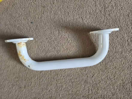 Photo of free White metal grab bar (Frimley) #3