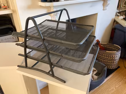 Photo of free Office chair, wire stationery basket, bookshelf extensions (New Marston OX3) #1